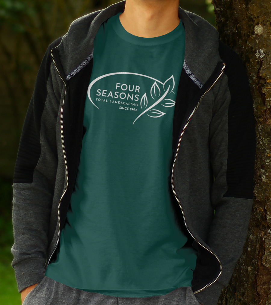 Four Seasons Total Landscaping Since 1992 Leaf T-Shirt