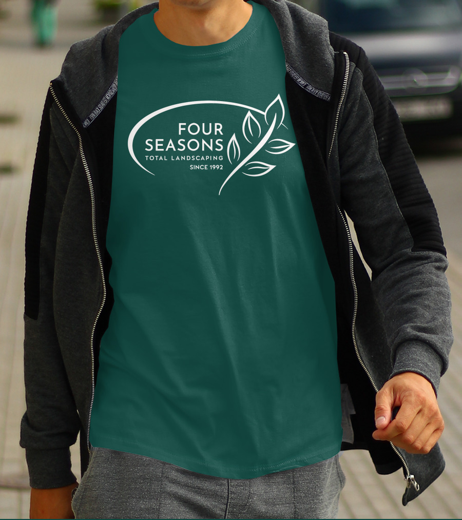 Four Seasons Total Landscaping Since 1992 Leaf T-Shirt