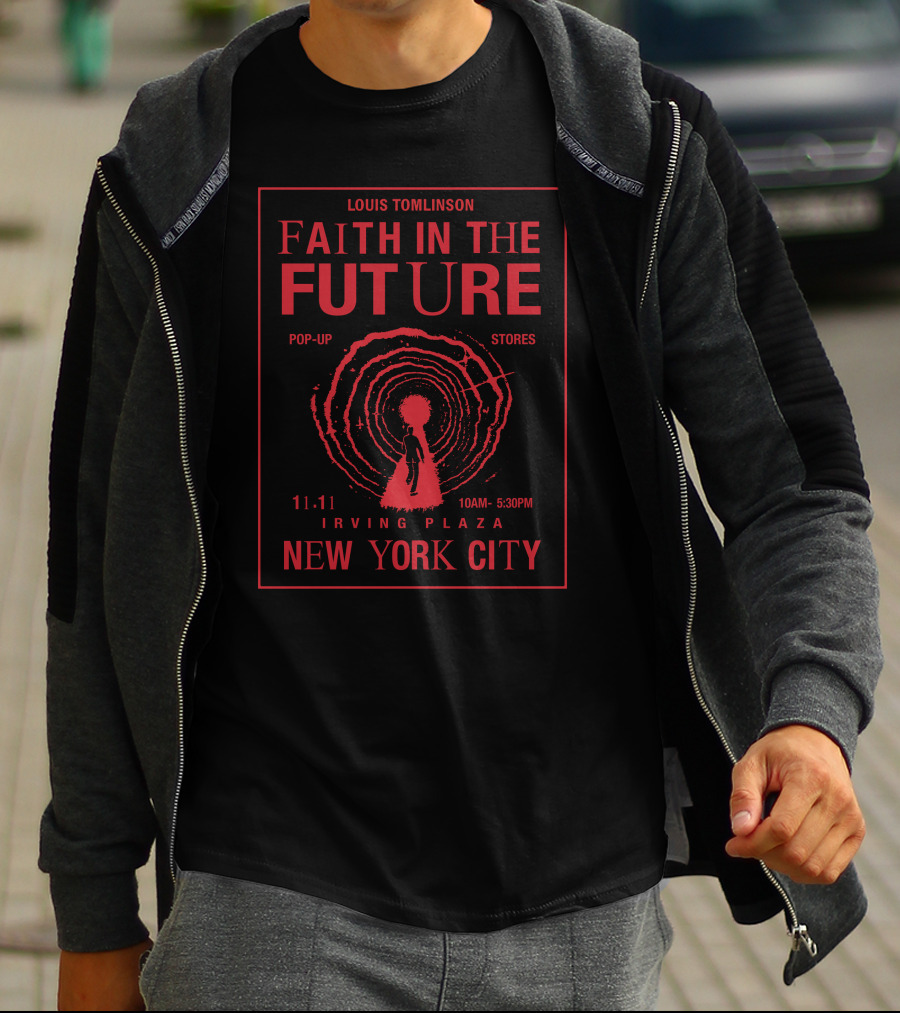 Louis Tomlinson Faith In The Future Pop-Up Stores Irving Plaza New York City 11.11 10AM-5:30PM T-Shirt