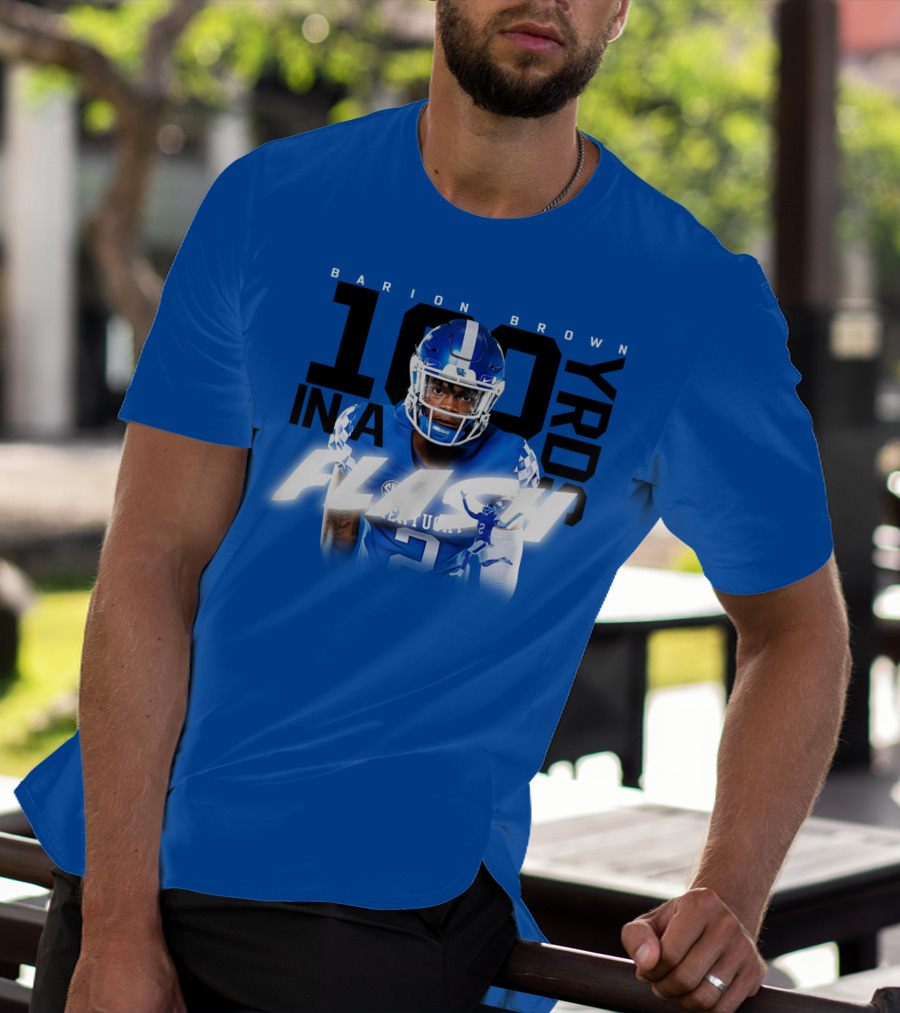 Barion Brown Kentucky 100 Yards In A Flash T-Shirt