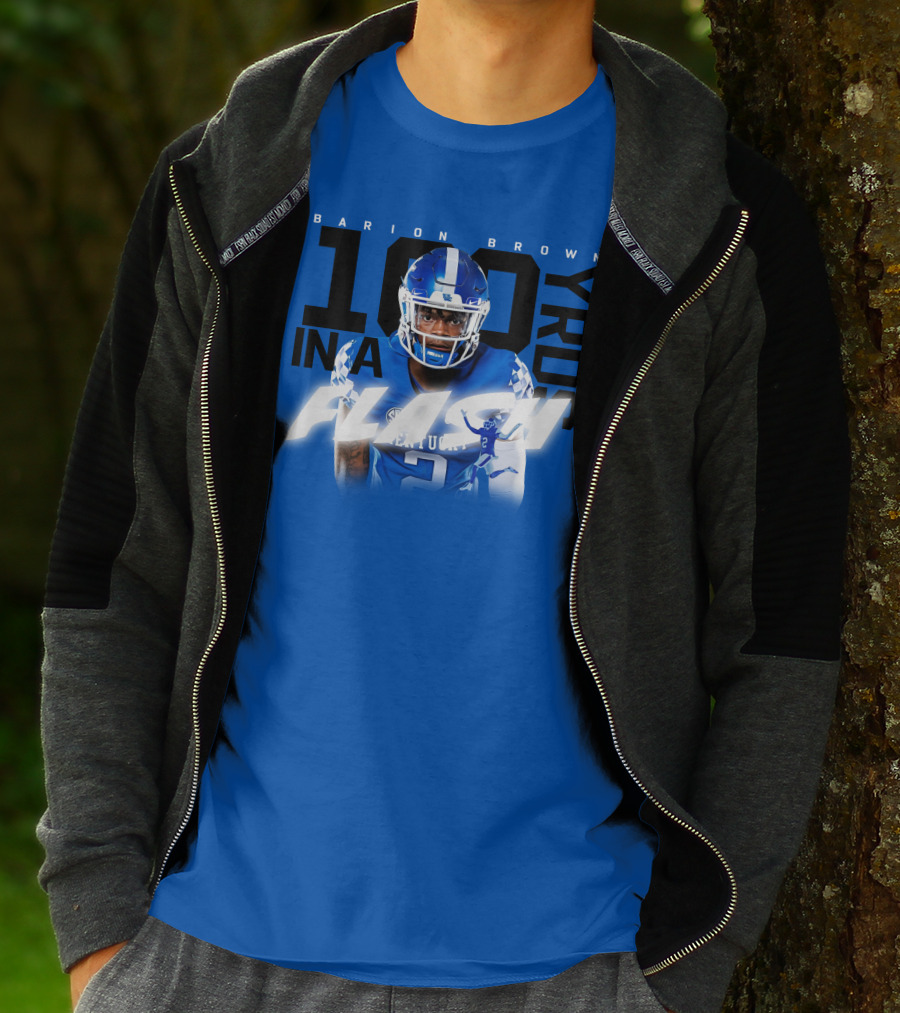 Barion Brown Kentucky 100 Yards In A Flash T-Shirt