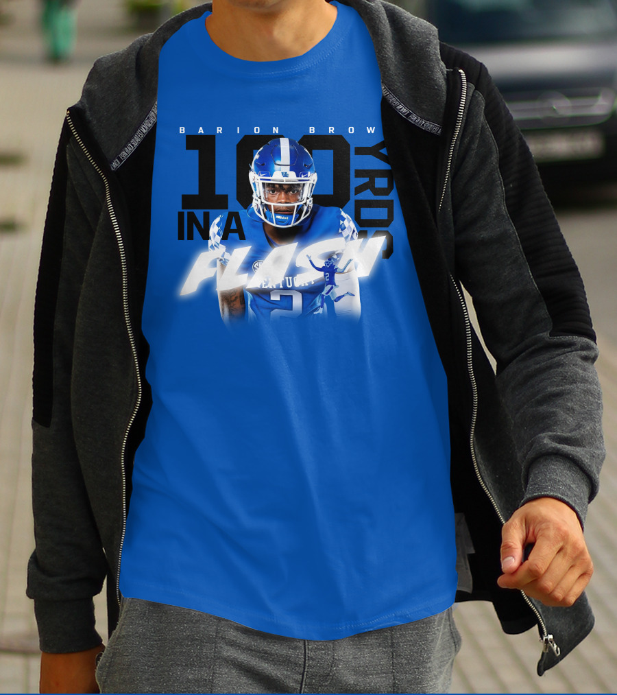 Barion Brown Kentucky 100 Yards In A Flash T-Shirt
