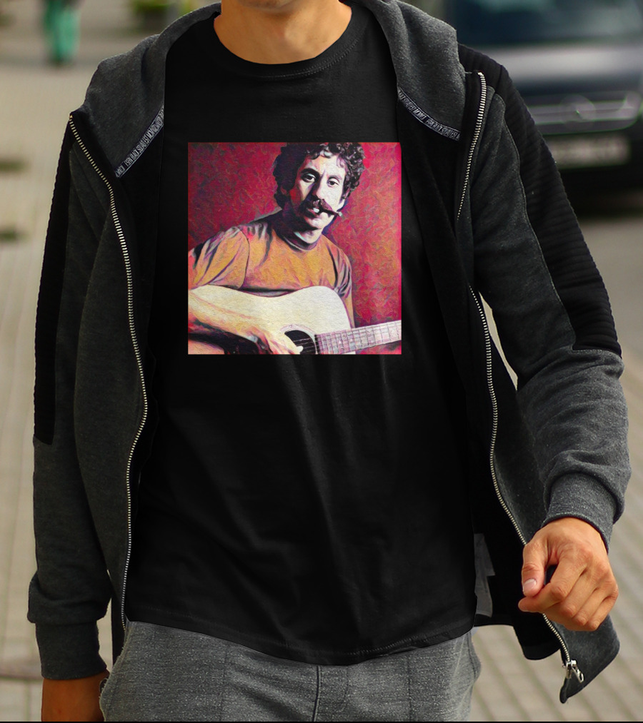 Matt Pinfield Jim Croce With Guitar T-Shirt