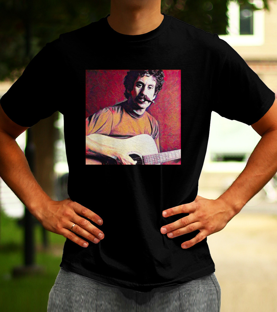 Matt Pinfield Jim Croce With Guitar T-Shirt