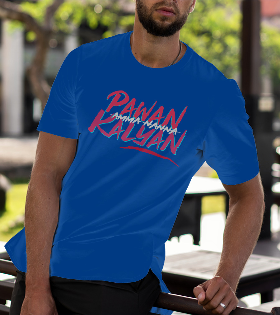 Pawan Kalyan Amma Nanna Deddimaag Merch T-Shirt