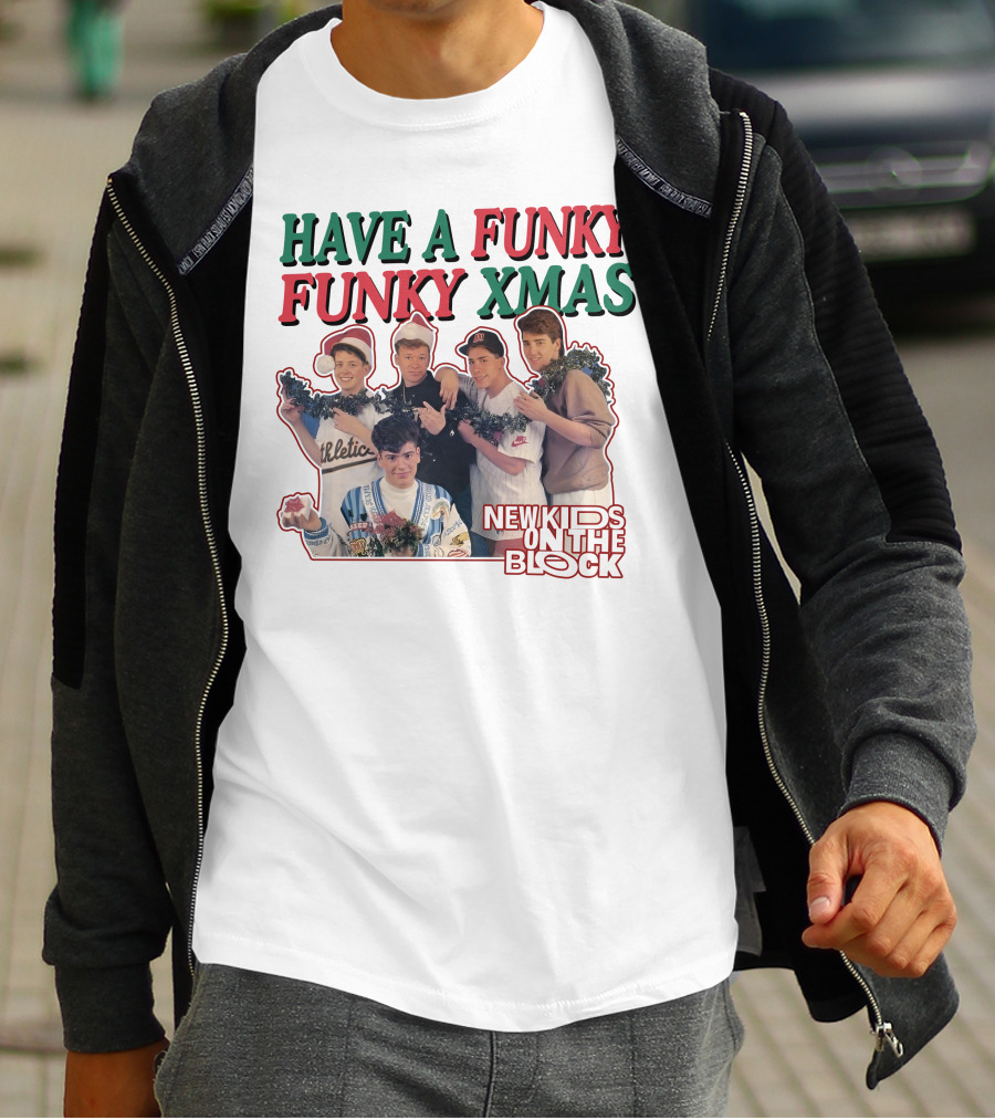 Have A Funky Funky Xmas New Kids On The Block T-Shirt