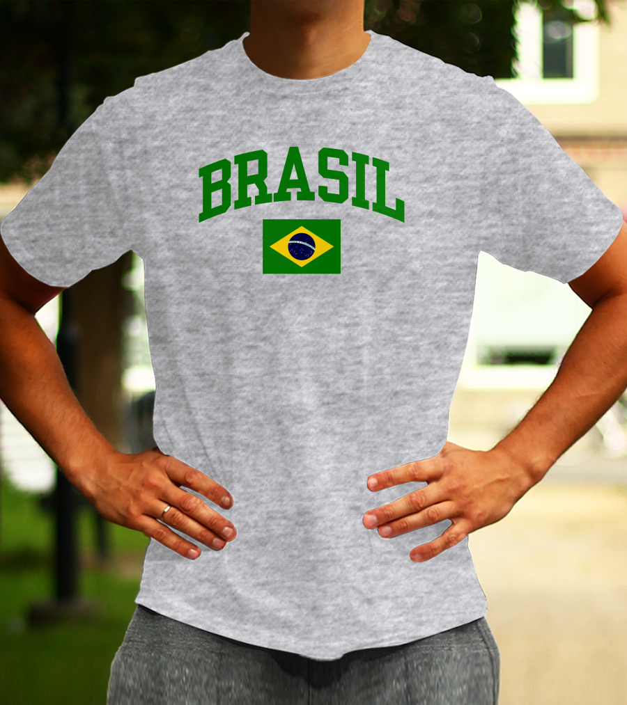 Nowunitedmusic Josh Beauchamp Brasil Flag Wearing T-Shirt