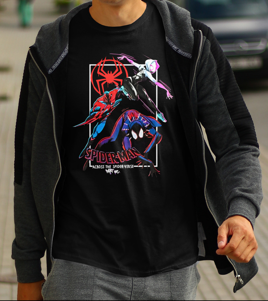 Spider Man Across The Spider Verse Art One Marvel Spider T-Shirt