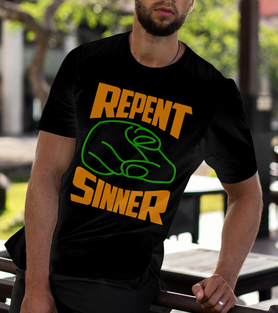 Repent Sinner Meme Fightclubvideos T-Shirt