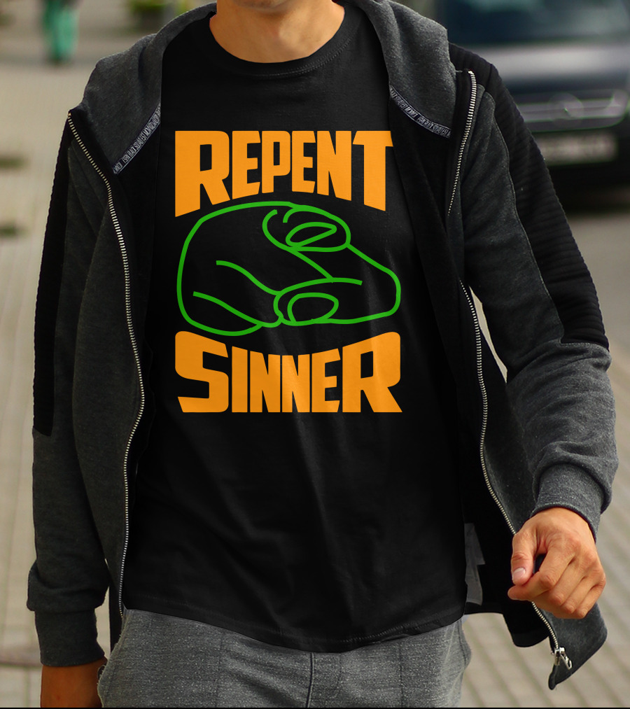 Repent Sinner Meme Fightclubvideos T-Shirt