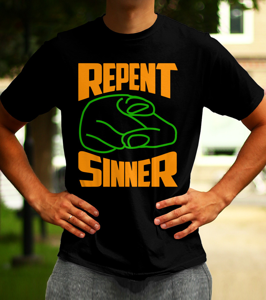 Repent Sinner Meme Fightclubvideos T-Shirt