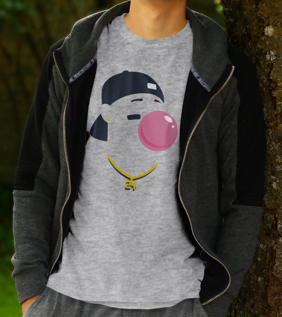 Your Favorite Player's Favorite Pl24er Iconic Style With Bubblegum And Cap T-Shirt