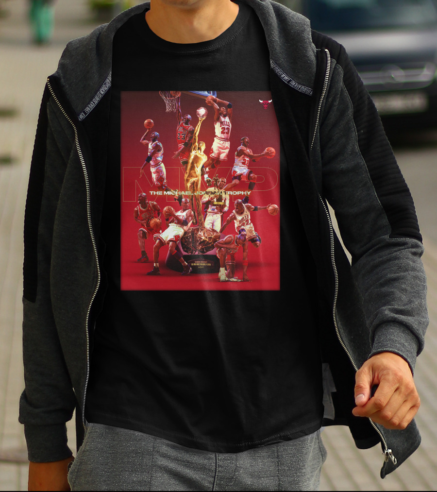 Chicago Bulls MVP The Michael Jordan Trophy T-Shirt