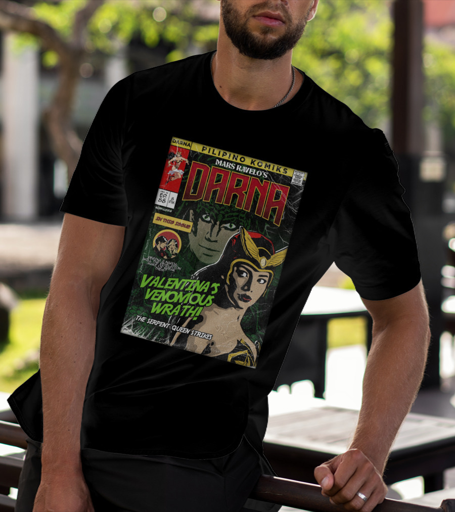 Pilipino Komiks Mars Ravelo's Darna Valentina's Venomous Wrath The Serpent Queen Strikes T-Shirt