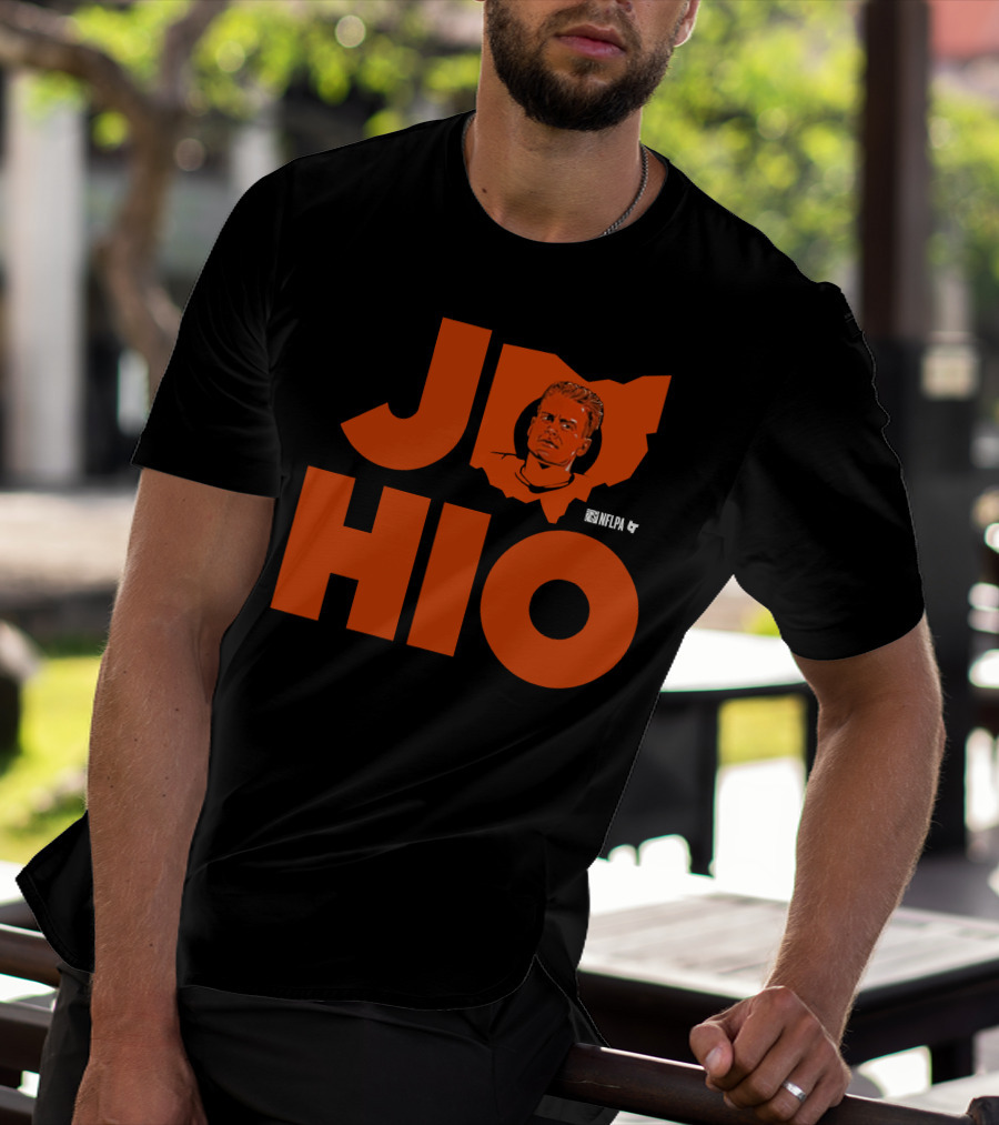 Breakingt Merch Jo Hio Featuring Joe Burrow NFLPA T-Shirt