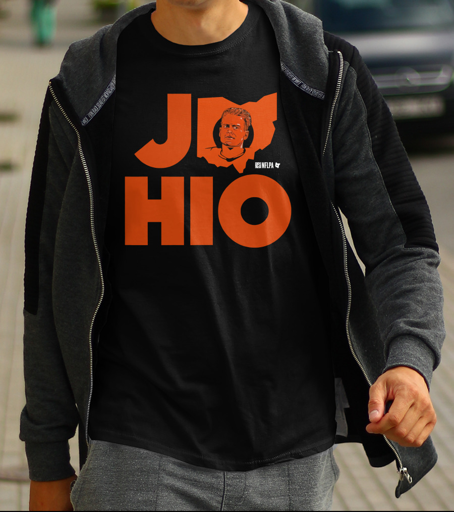 Breakingt Merch Jo Hio Featuring Joe Burrow NFLPA T-Shirt