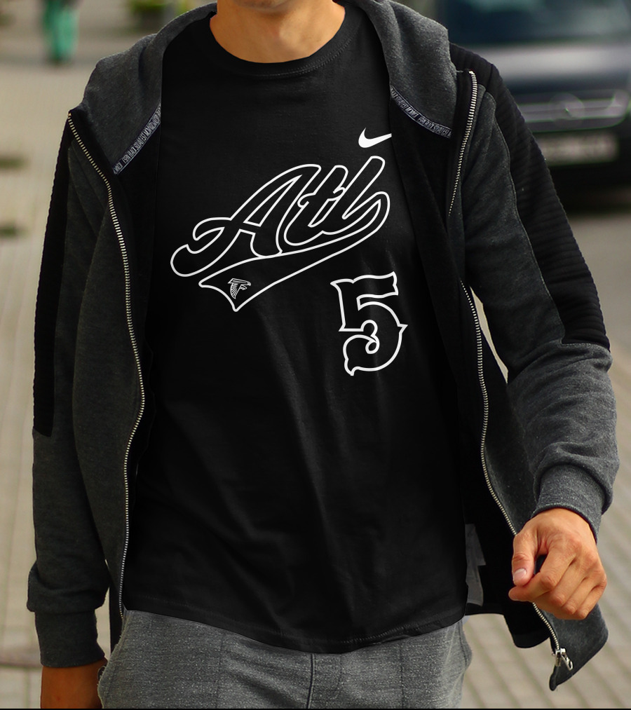 Atl Falcons 5 Alt Logo Drake London T-Shirt