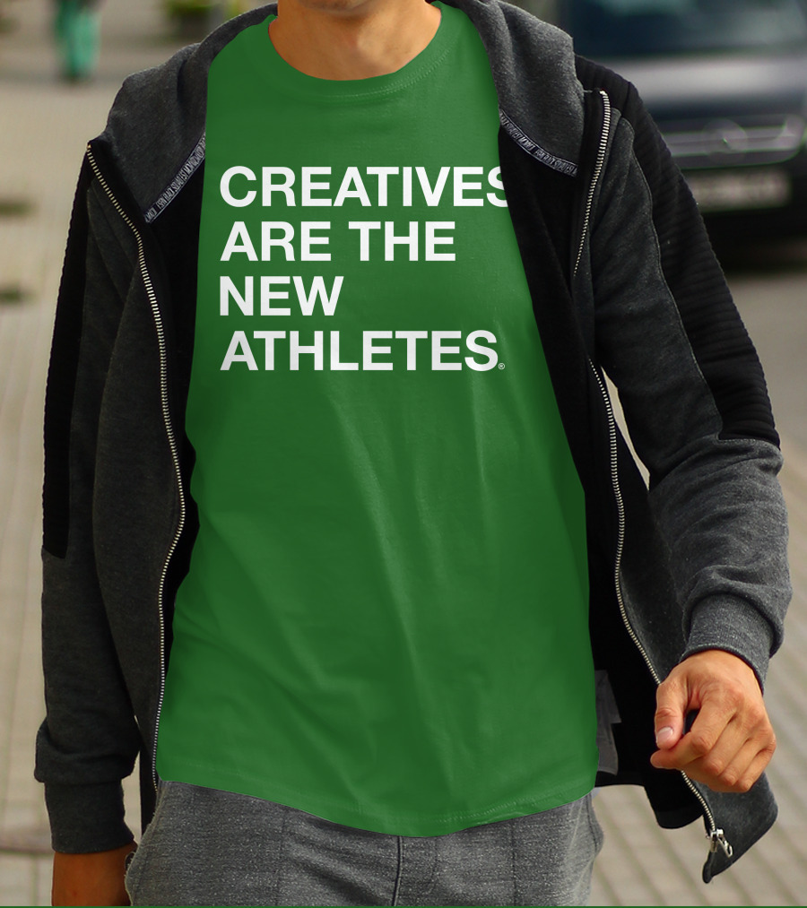 Brianpbosche Creatives Are The New Athletes T-Shirt