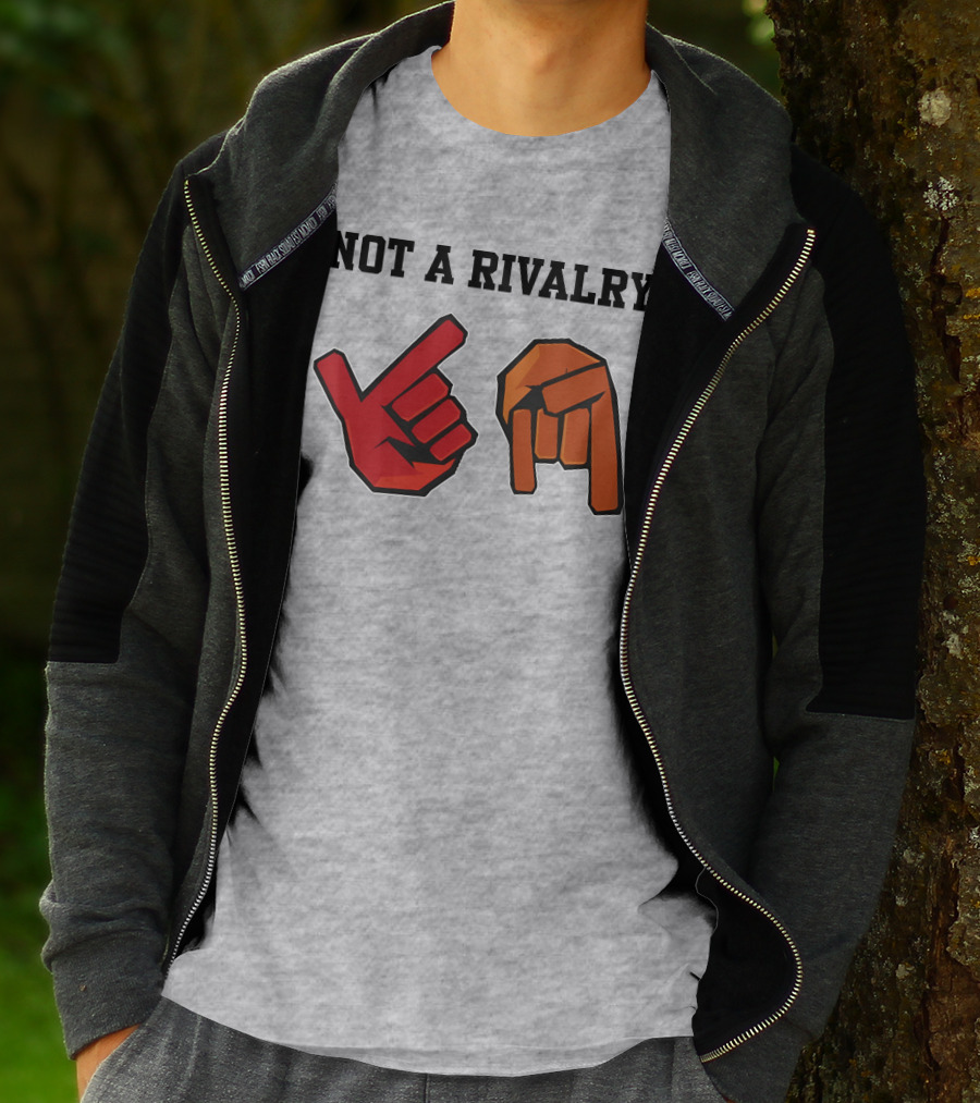 Not A Rivalry Hand Symbols Gesture T-Shirt