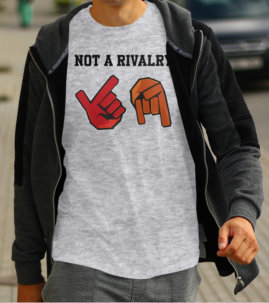 Not A Rivalry Hand Symbols Gesture T-Shirt
