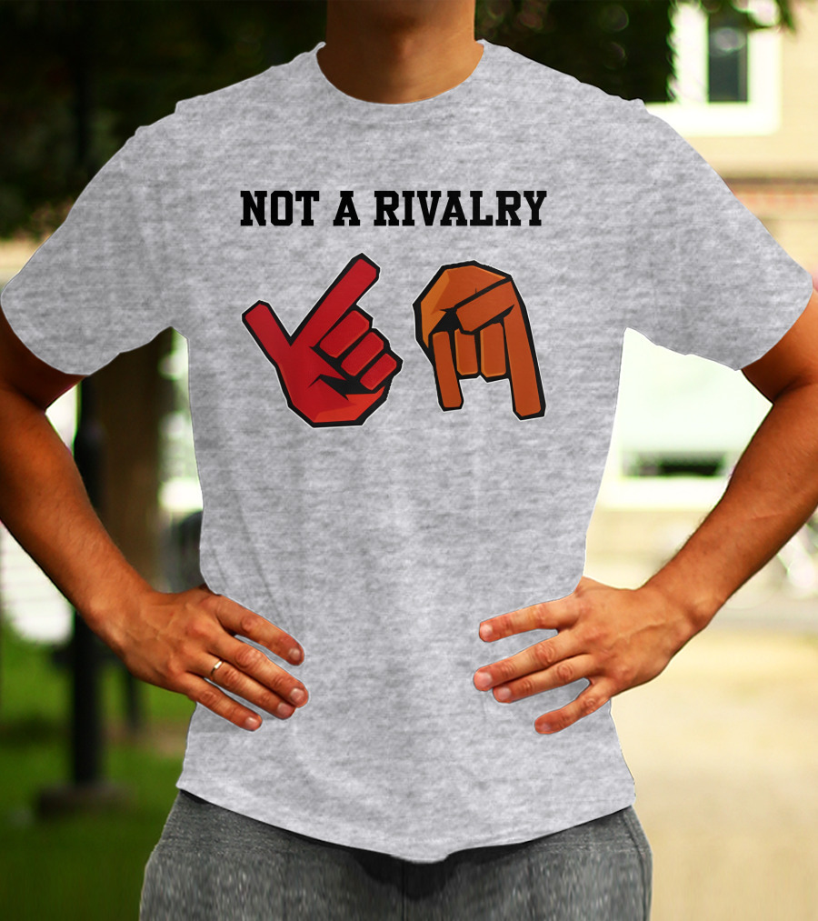 Not A Rivalry Hand Symbols Gesture T-Shirt