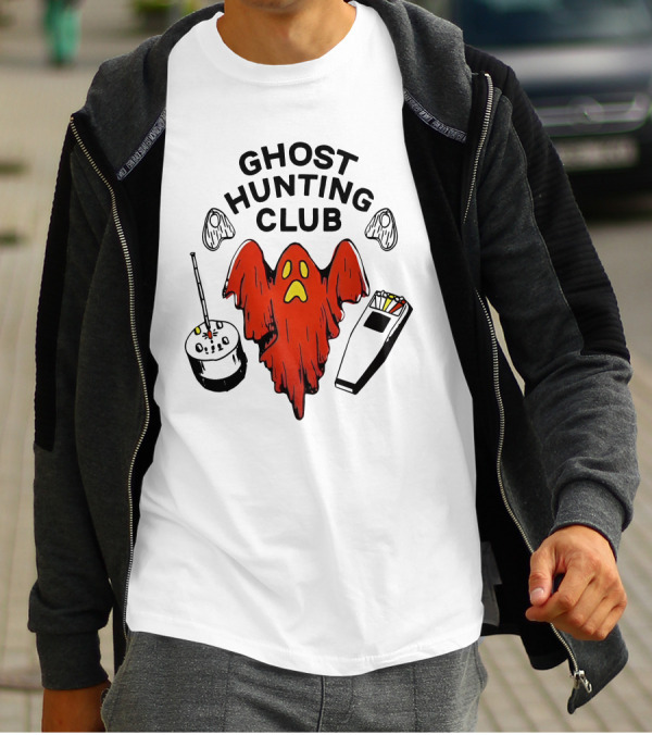 Exploring With Josh Ghost Hunting Club Paranormal Equipment Ghostly Adventure T-Shirt