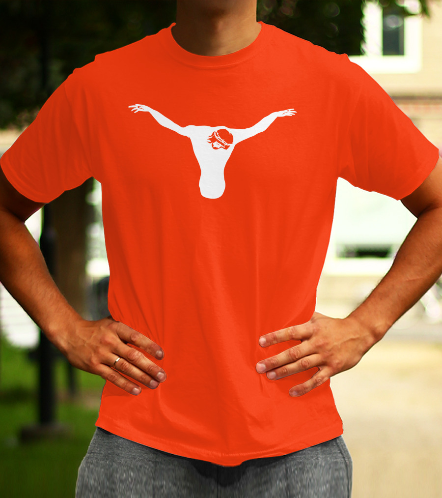 Texas Longhorns Jesus Crucifixion Silhouette Burnt Orange T-Shirt