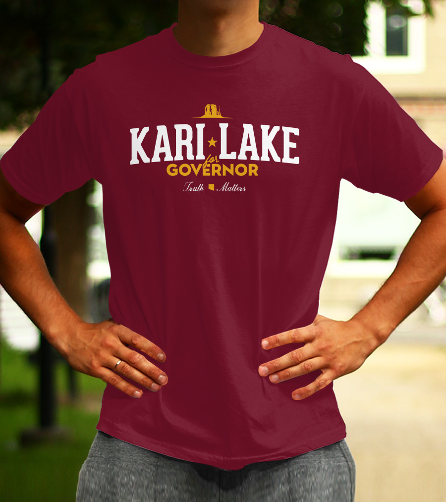 Kari Lake For Governor Truth Matters Matthew C Martinez Wearing T-Shirt