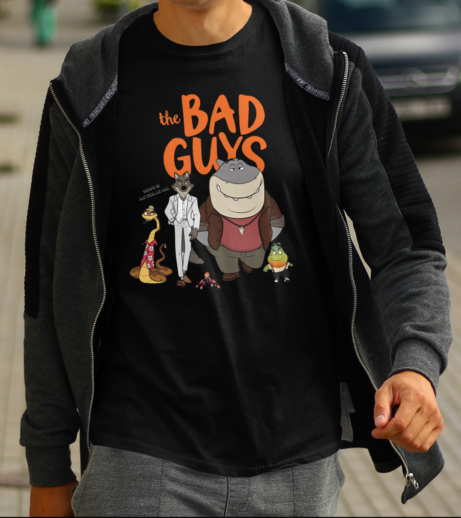 The Bad Guys Good Is No Fun At All Serarel Characters T-Shirt