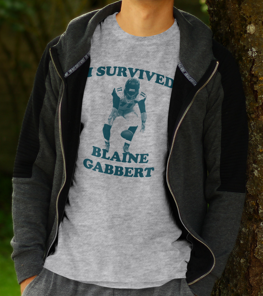 I Survived Blaine Gabbert Football Quarterback Action T-Shirt