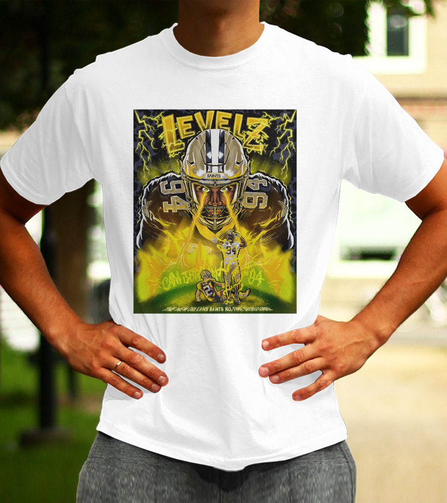 Cameron Jordan Levels New Orleans Saints All Time Sacks Leader Number 94 T-Shirt