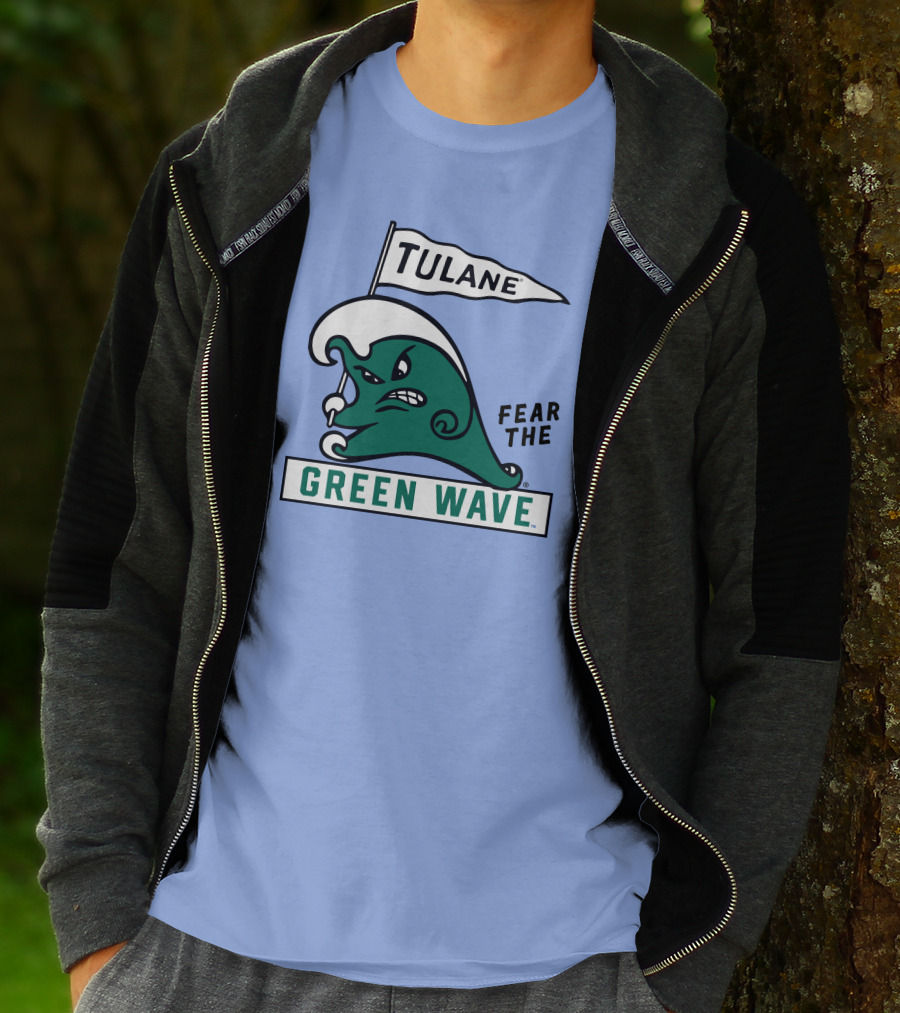 Homefield Tulane Green Wave Fear The Green Wave T-Shirt
