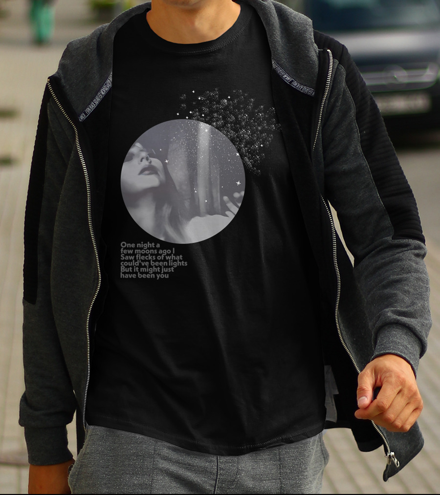 One Night A Few Moons Ago I Saw Flecks Of What Could've Been Lights But It Might Just Have Been You T-Shirt