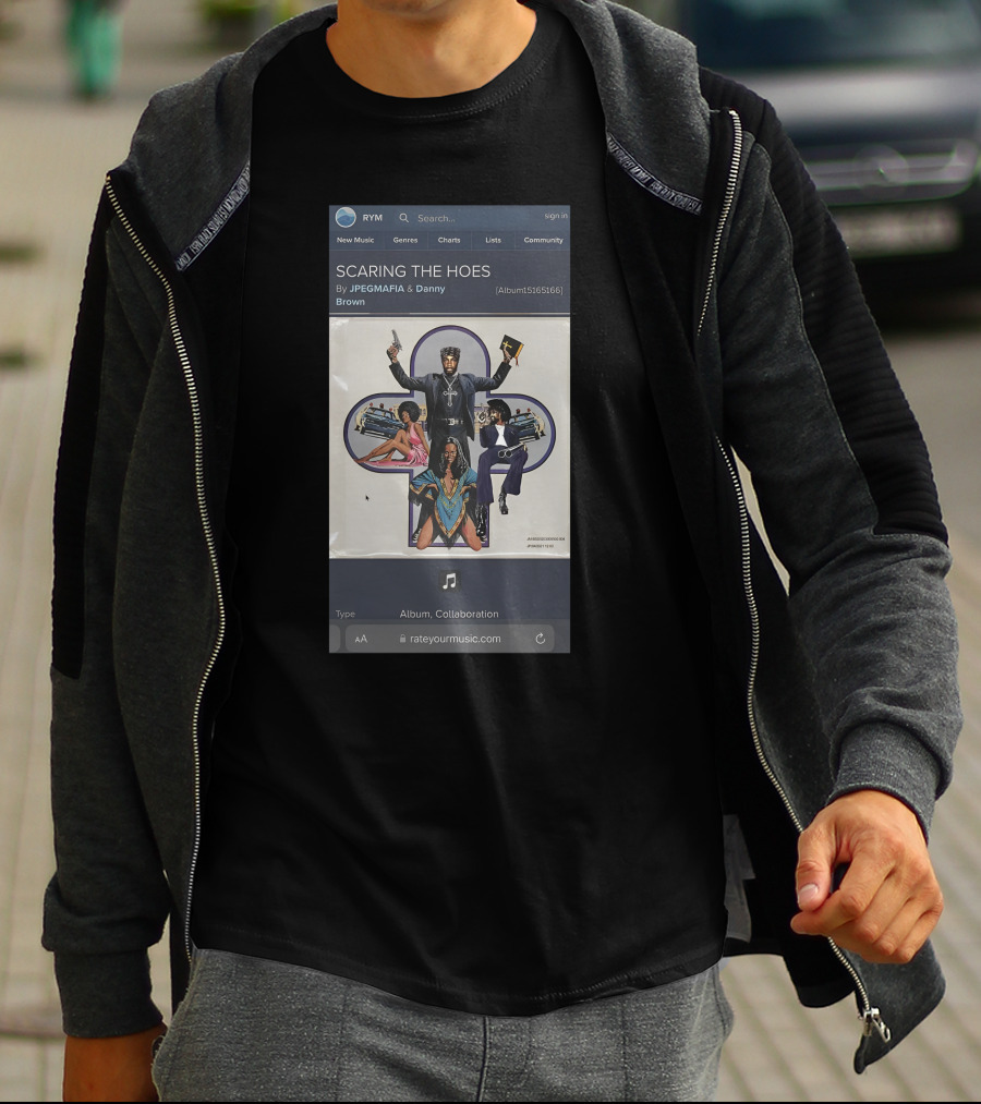RYM Scaring The Hoes Featuring JPEGMAFIA And Danny Brown Album Collaboration T-Shirt