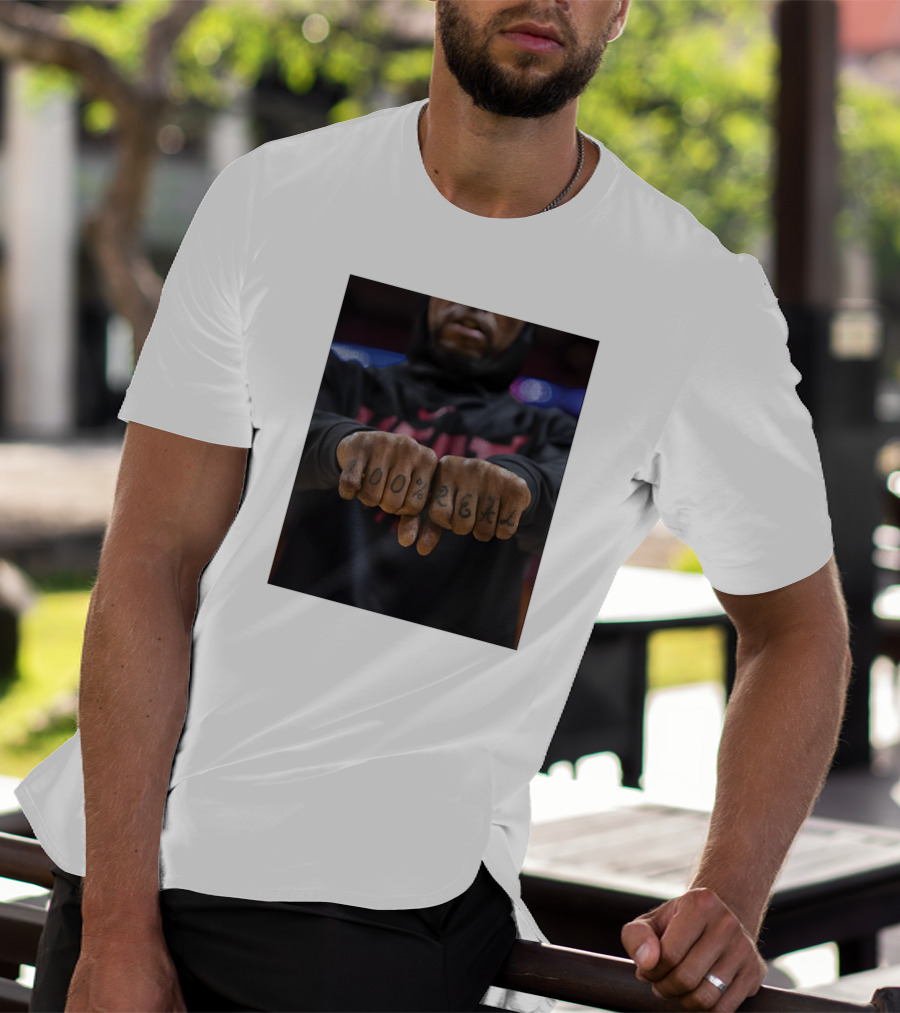 100% Real Miami Heat Inked Fists T-Shirt