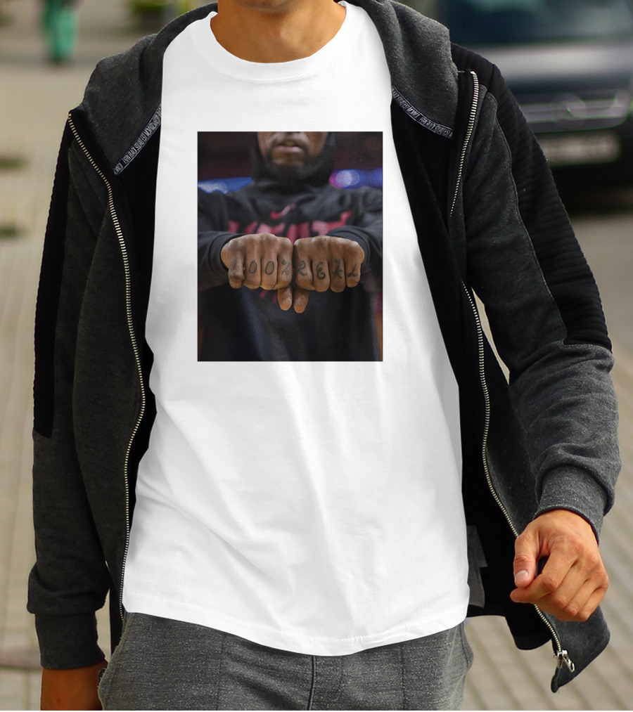 100% Real Miami Heat Inked Fists T-Shirt