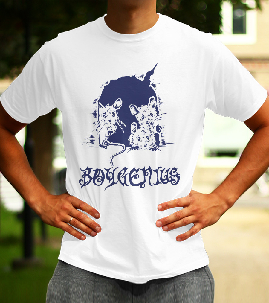 Boygenius Mice Hole With Three Curious Mice T-Shirt