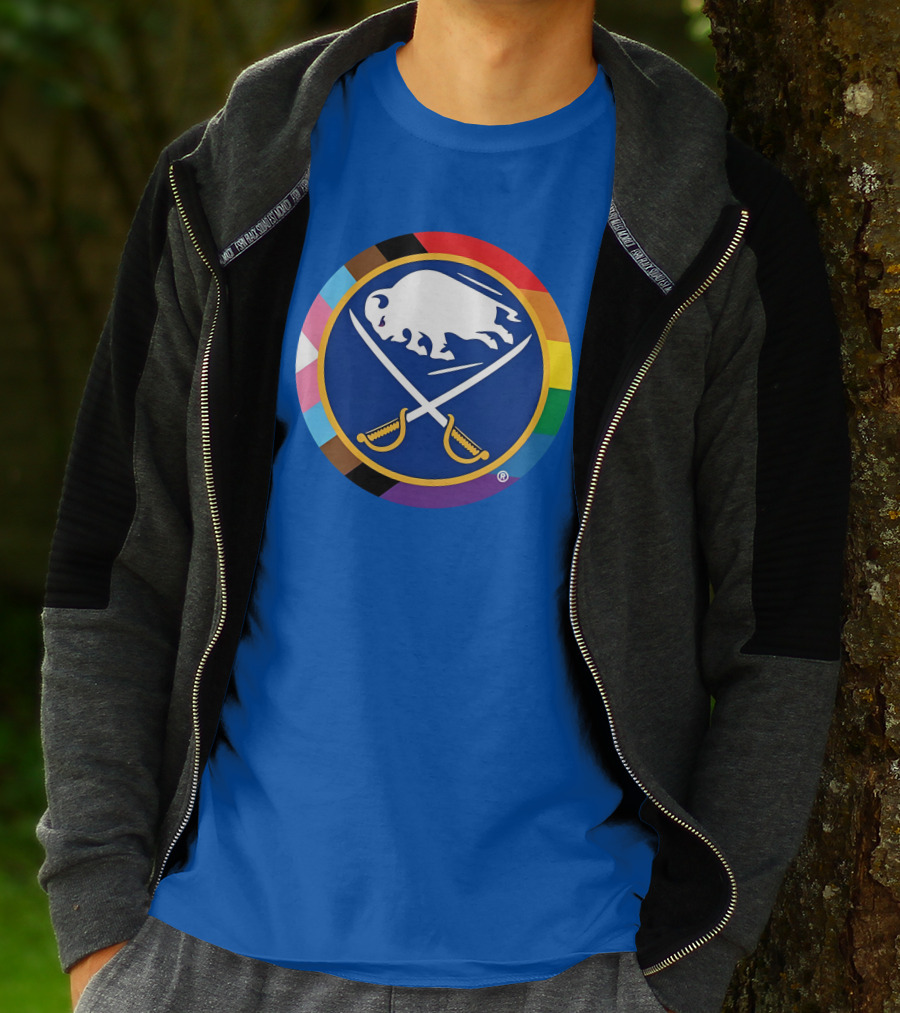 Buffalo Sabres Inclusive Pride Colors T-Shirt