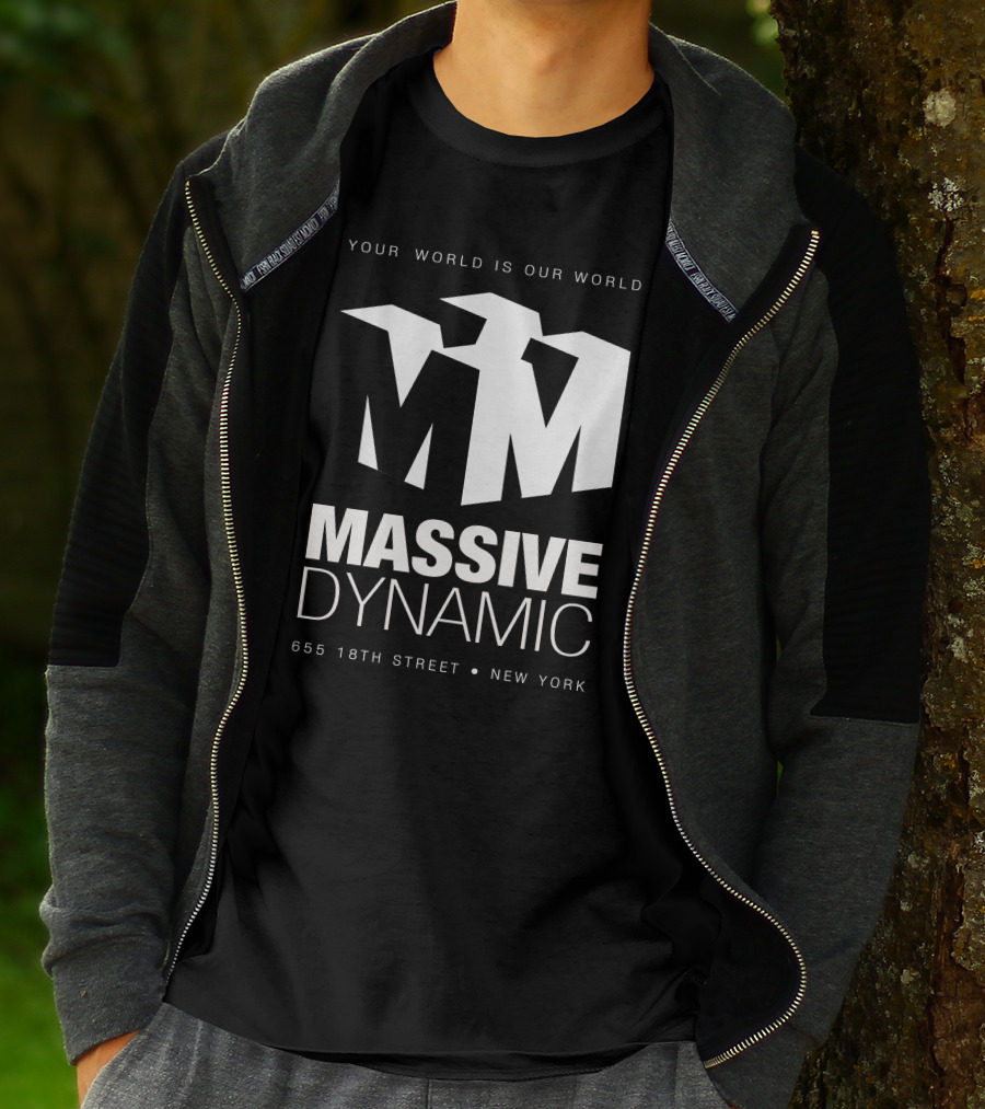 YOUR WORLD IS OUR WORLD MASSIVE DYNAMIC 655 18TH STREET NEW YORK T-Shirt