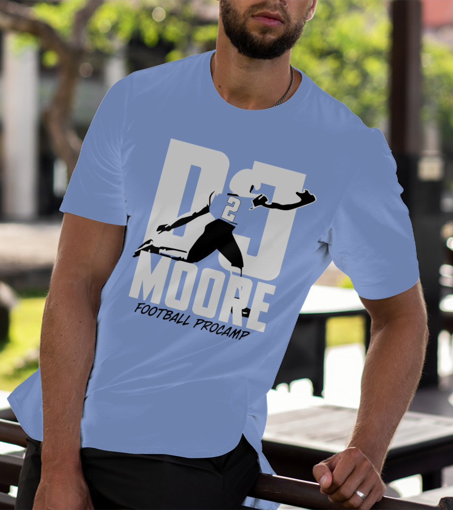 DJ Moore Football Procamp Athlete Number 2 Dynamic Movement T-Shirt