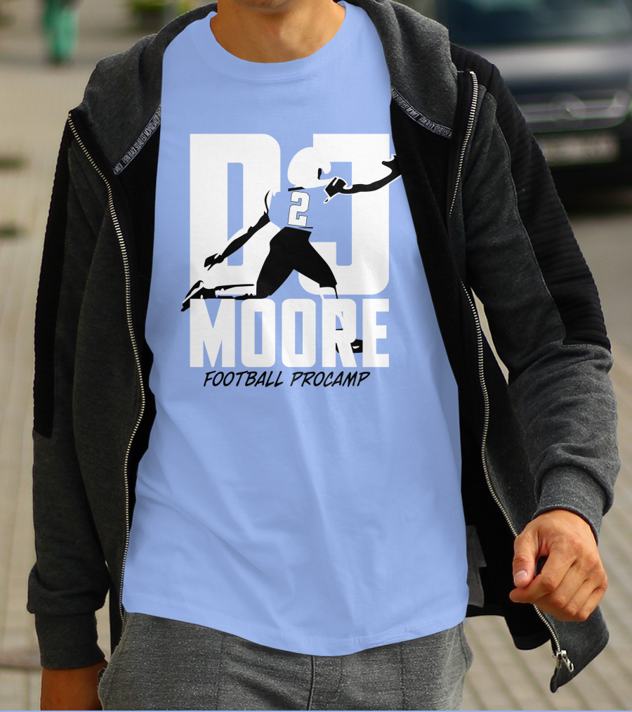 DJ Moore Football Procamp Athlete Number 2 Dynamic Movement T-Shirt