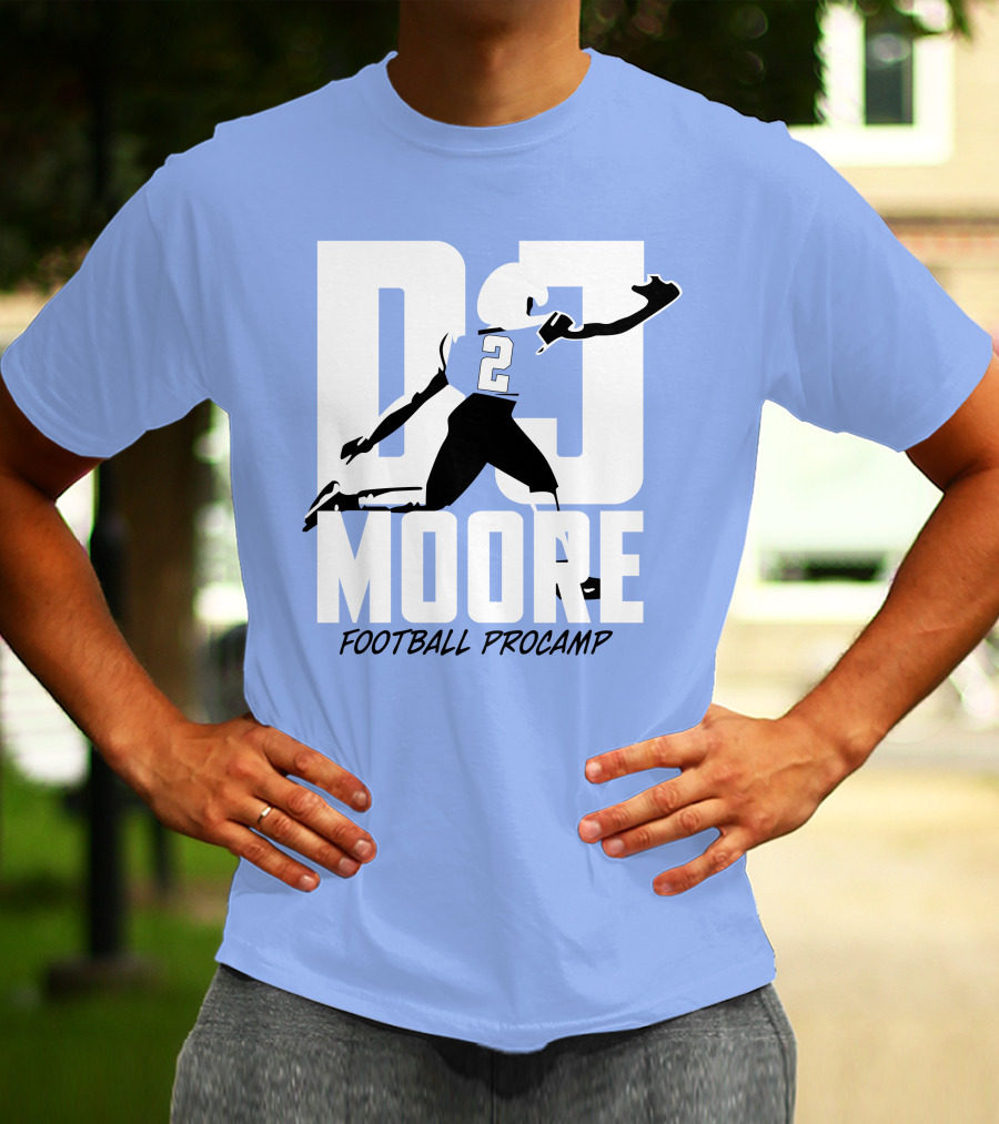 DJ Moore Football Procamp Athlete Number 2 Dynamic Movement T-Shirt