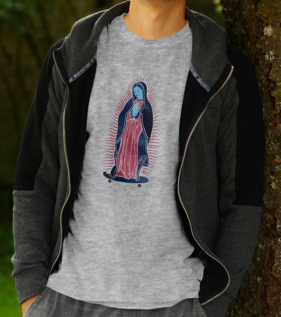 Our Lady Of Guadalupe Skateboard Iconic T-Shirt