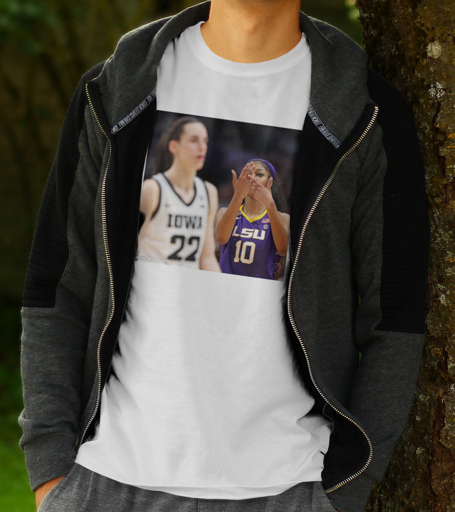 LSU Reese 10 Makes You Can’t See Me Gesture Against Iowa T-Shirt