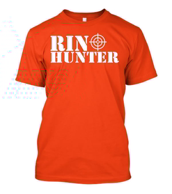 Rin Hunter Target Text Bold Red T-Shirt