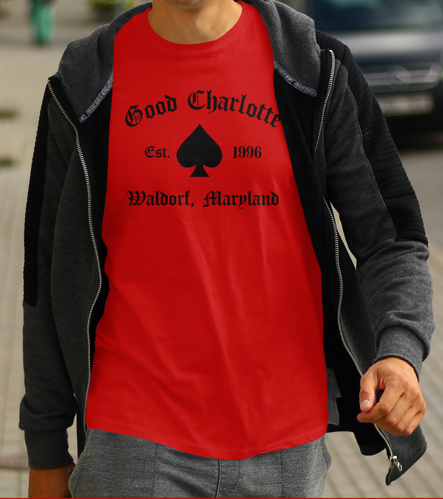 Good Charlotte Est. 1996 Waldorf Maryland Spade T-Shirt