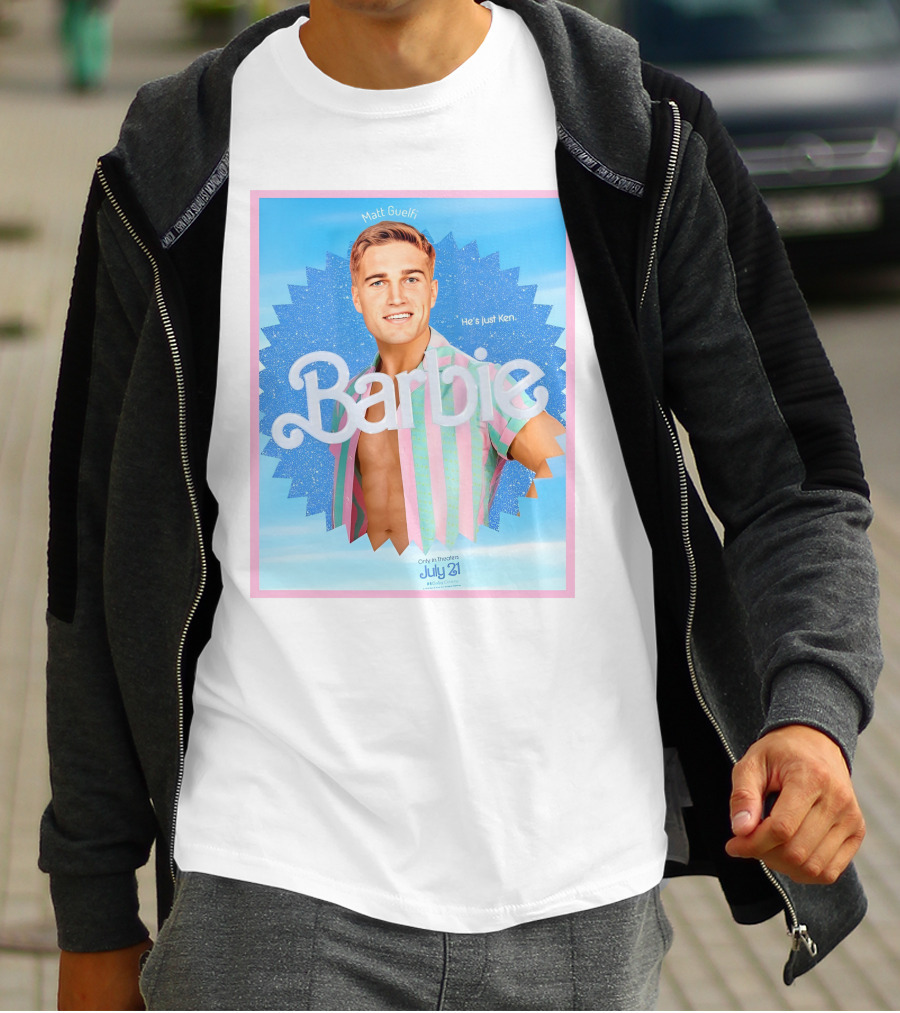 Matt Guelfi He's Just Ken Barbie Movie July 21 T-Shirt