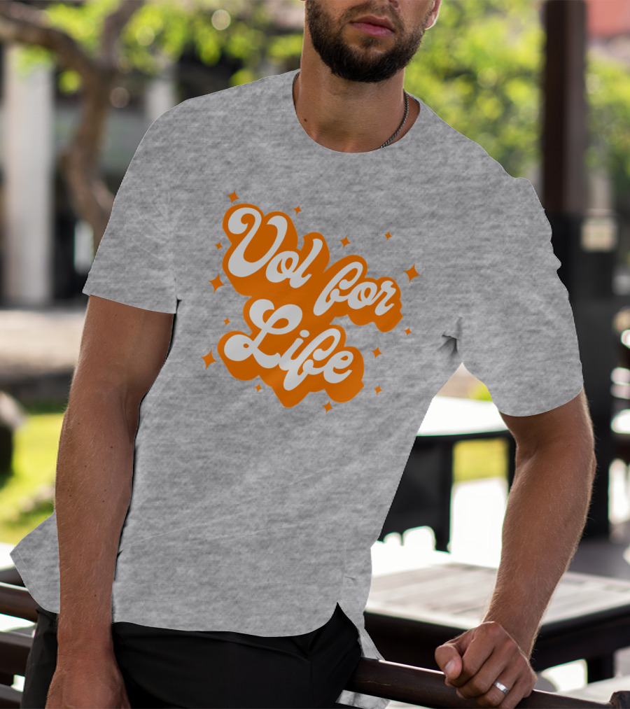 Vol For Life Tennessee Pride Orange And White T-Shirt