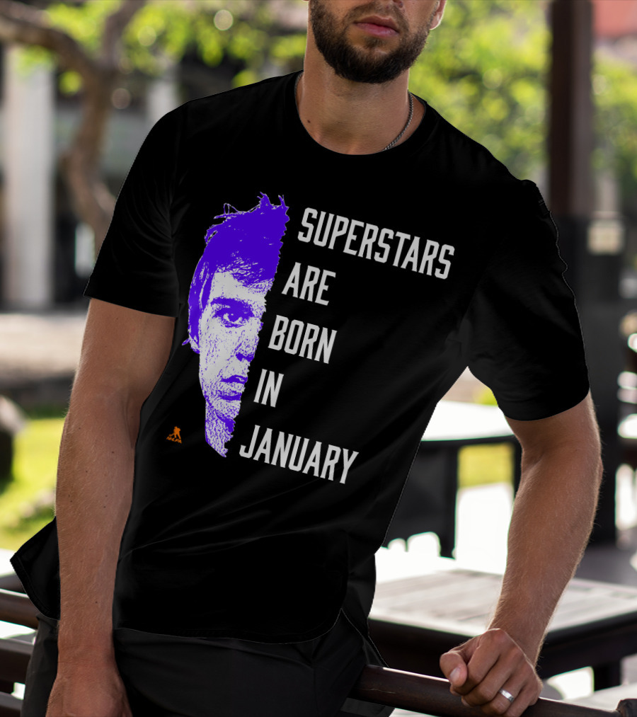 Connor McDavid Superstars Are Born In January NHL T-Shirt
