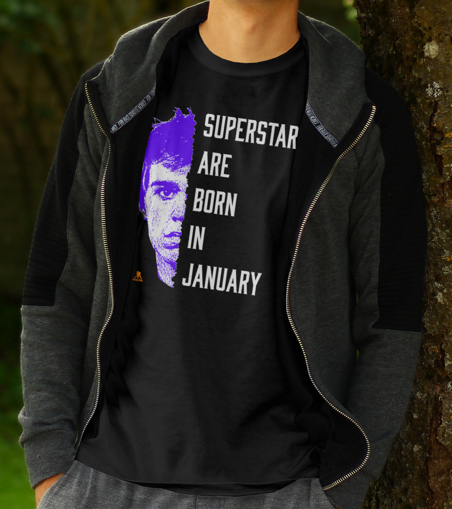 Connor McDavid Superstars Are Born In January NHL T-Shirt